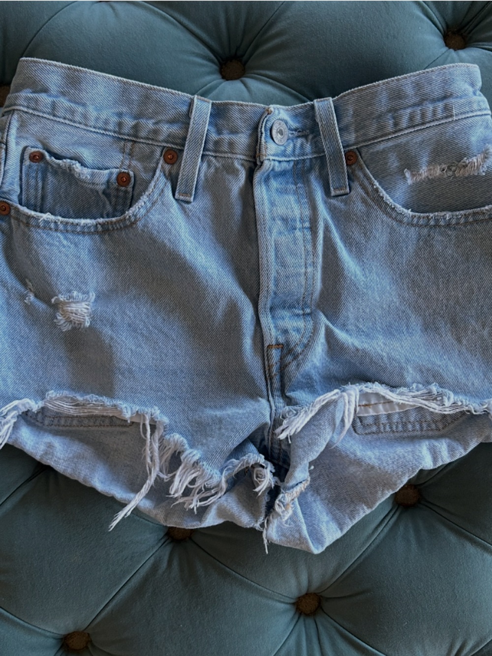 Levi's Light Blue 501 Denim Jeans